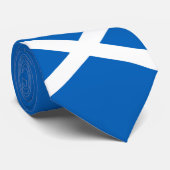 Cravate Drapeau écossais (Saltire) (Drapeau écossais) (Roulé)
