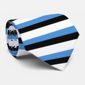 Cravate Drapeau EE de l'Estonie (Roulé)