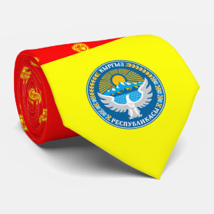 Cravate Drapeau & Emblème kirghizes, Drapeau du Kirghizist