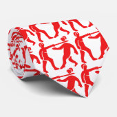 Cravate Drapeau Empire du Bénin / Emblème (Roulé)