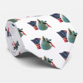 Cravate Drapeau Eskimo américain (Roulé)