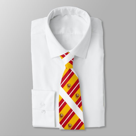 Cravate Drapeau espagnol (Attaché)