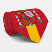 Cravate Drapeau espagnol & Espagne affaires, voyages / spo (Roulé)