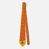 Cravate Drapeau espagnol et armoiries, Drapeau espagnol (Devant)