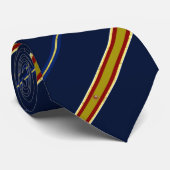 Cravate drapeau espagnol rayé (Roulé)