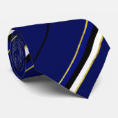 Cravate Drapeau estonien de rayures (Roulé)