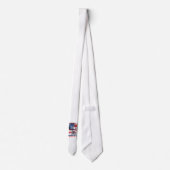 Cravate Drapeau et aigle des Etats-Unis.Liberté. (Dos)