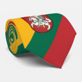 Cravate Drapeau et armoiries de Lituanie (Roulé)