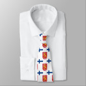 Cravate Drapeau et crête de la Finlande (Attaché)