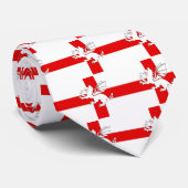 Cravate Drapeau et dragon de l'Angleterre (Roulé)