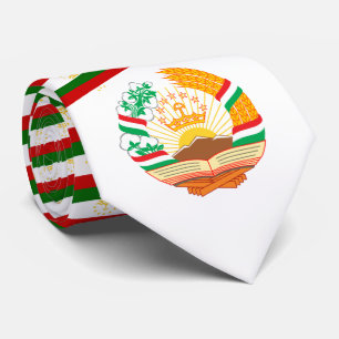 Cravate Drapeau et emblème du Tadjikistan, Drapeau du Tadj