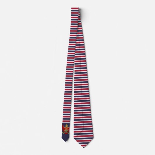 Cravate Drapeau et Emblème thaïlandais, Drapeau de Thaïlan (Dos)