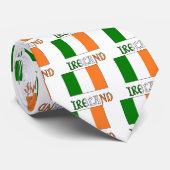 Cravate drapeau et mot d'Irlande (Roulé)
