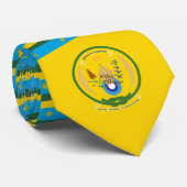 Cravate Drapeau et sceau rwandais, Drapeau du Rwanda (Roulé)