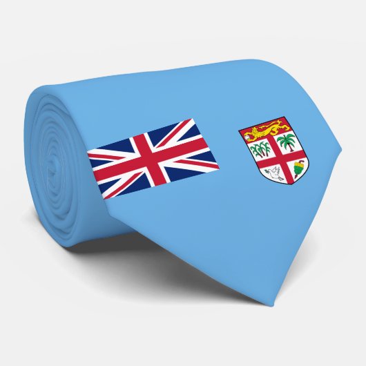 Cravate Drapeau fidjien (Fidji) (Roulé)