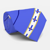 Cravate Drapeau finlandais de rayures (Roulé)