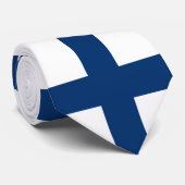 Cravate Drapeau Finlande (Roulé)