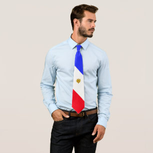 Cravate Drapeau français