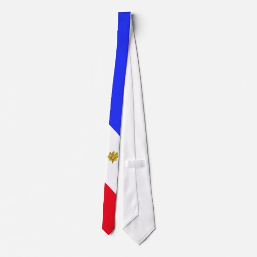 Cravate Drapeau français (Dos)