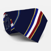 Cravate Drapeau français de rayures (Roulé)