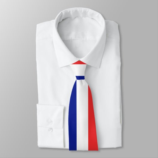 Cravate Drapeau français Tricolore (Attaché)