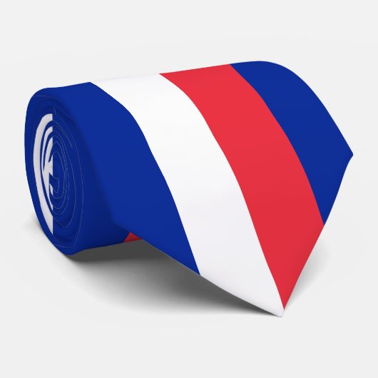 Cravate Drapeau France (Roulé)