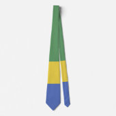 Cravate Drapeau Gabon (Devant)