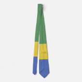 Cravate Drapeau Gabon (Dos)