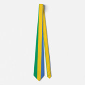 Cravate Drapeau gabonais (Gabon) (Devant)