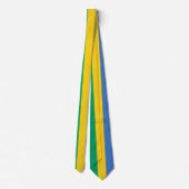 Cravate Drapeau gabonais (Gabon) (Dos)