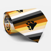 Cravate Drapeau gai de confrérie d'ours (Roulé)