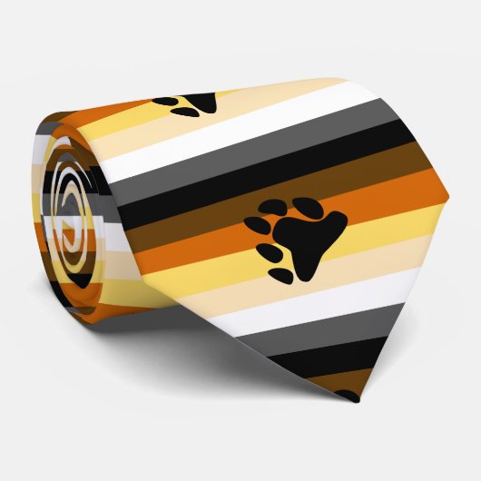 Cravate Drapeau gai de confrérie d'ours (Roulé)