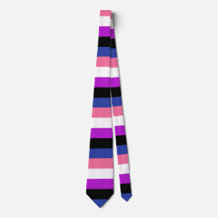 Cravate Drapeau Genderfluide