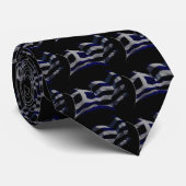 Cravate Drapeau grec (Roulé)