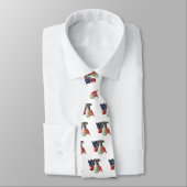 Cravate Drapeau grec italien (Attaché)