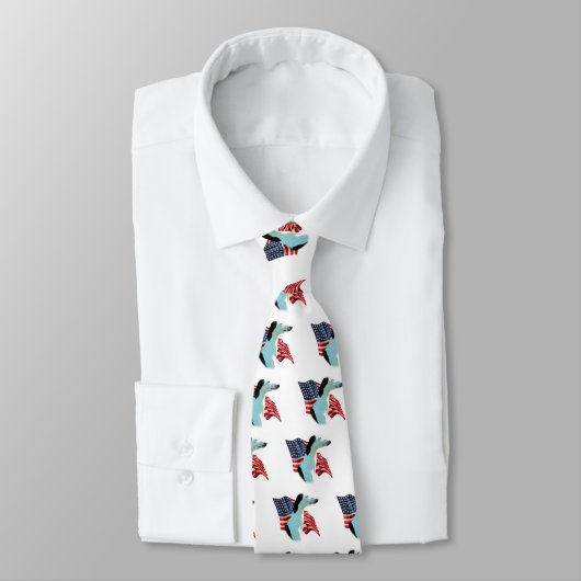 Cravate Drapeau Greyhound (Attaché)