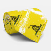 Cravate Drapeau grunge de Gadsden (Roulé)