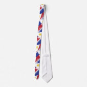 Cravate Drapeau Grunge Philippines (Dos)
