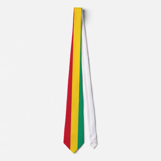 Cravate Drapeau Guinée (Devant)