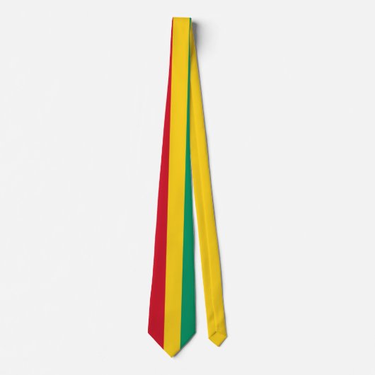 Cravate Drapeau Guinée (Devant)