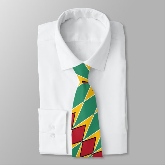 Cravate Drapeau Guyana (Attaché)