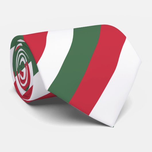 Cravate Drapeau Hongrie (Roulé)