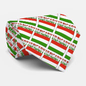 Cravate Drapeau hongrois avec votre nom (Roulé)