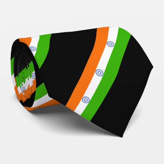 Cravate Drapeau indien (Roulé)