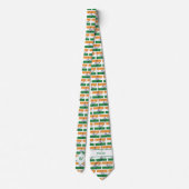 Cravate DRAPEAU INDIEN DE MONogramme de l'Inde (Dos)