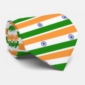Cravate Drapeau Indien - Image de haute qualité (Roulé)