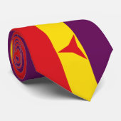 Cravate Drapeau international des brigades (Guerre civile (Roulé)