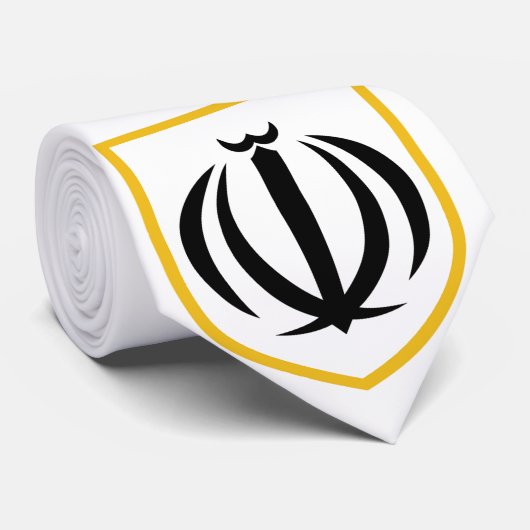 Cravate Drapeau Iran (Roulé)