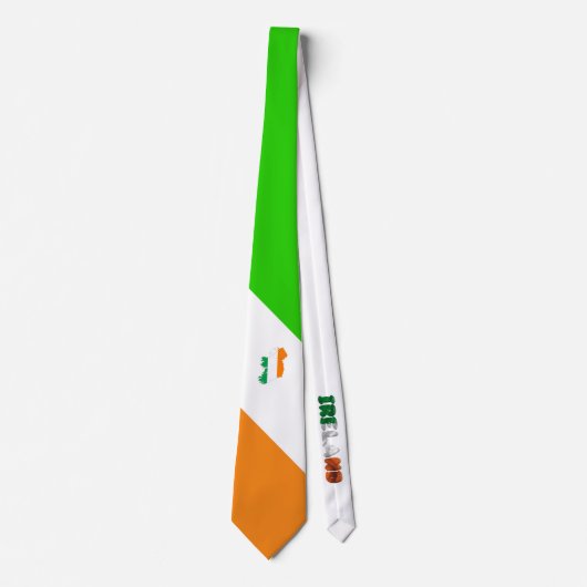 Cravate Drapeau irlandais (Devant)