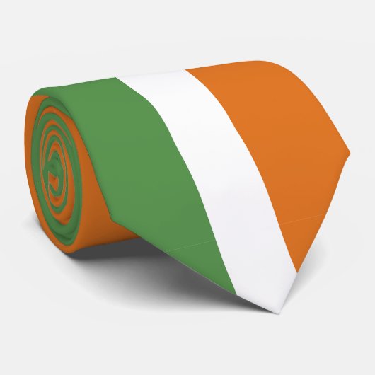 Cravate Drapeau irlandais (Roulé)
